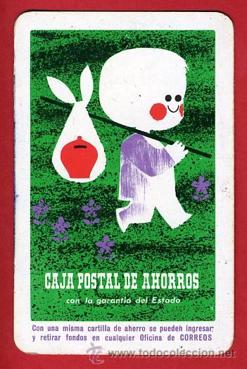 Collezionismo Calendari: CALENDARIO FOURNIER, PUBLICIDAD, CAJA POSTAL AHORROS , 1966 , CAL6771