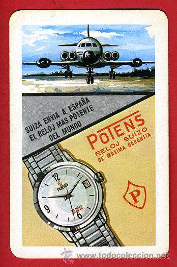 Collezionismo Calendari: CALENDARIO FOURNIER, PUBLICIDAD, RELOJ POTENS , 1966 , CAL6786