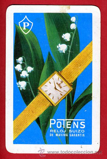 Collezionismo Calendari: CALENDARIO FOURNIER, PUBLICIDAD, RELOJ PONTENS , 1965 , CAL6807