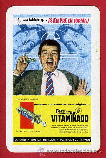 Collezionismo Calendari: CALENDARIO FOURNIER, PUBLICIDAD, CALMANTE VITAMINADO , 1965 , CAL6812