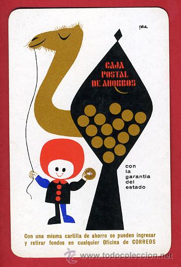 Collezionismo Calendari: CALENDARIO FOURNIER, PUBLICIDAD, CAJA POSTAL AHORROS , 1965 , CAL6823
