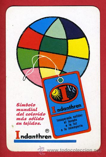 Collezionismo Calendari: CALENDARIO FOURNIER, PUBLICIDAD, INDANTHREN , 1965 , CAL6826