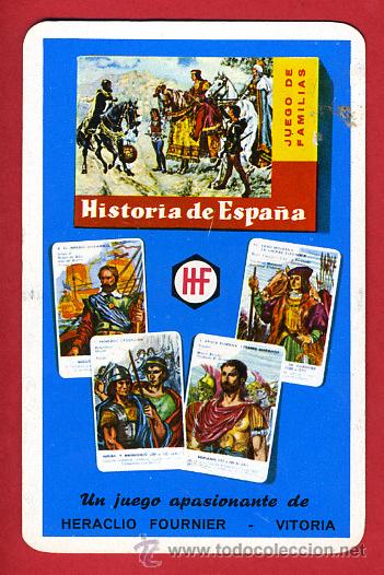 Collezionismo Calendari: CALENDARIO FOURNIER, PUBLICIDAD, JUEGO HISTORIA DE ESPA&Ntilde;A , 1965 , CAL6837