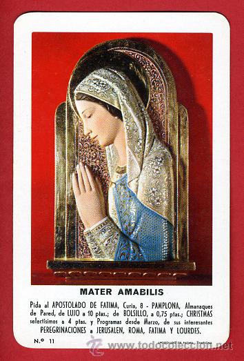 Collezionismo Calendari: CALENDARIO FOURNIER, PUBLICIDAD, MATER AMABILIS , 1964 , CAL6840