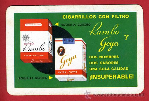 Collezionismo Calendari: CALENDARIO FOURNIER, PUBLICIDAD, CIGARRILLOS RUMBO Y GOYA , 1964 , CAL6843