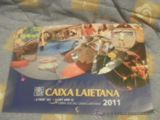 Coleccionismo calendarios: Calendario Caixa Laietana 2011 - Foto 1
