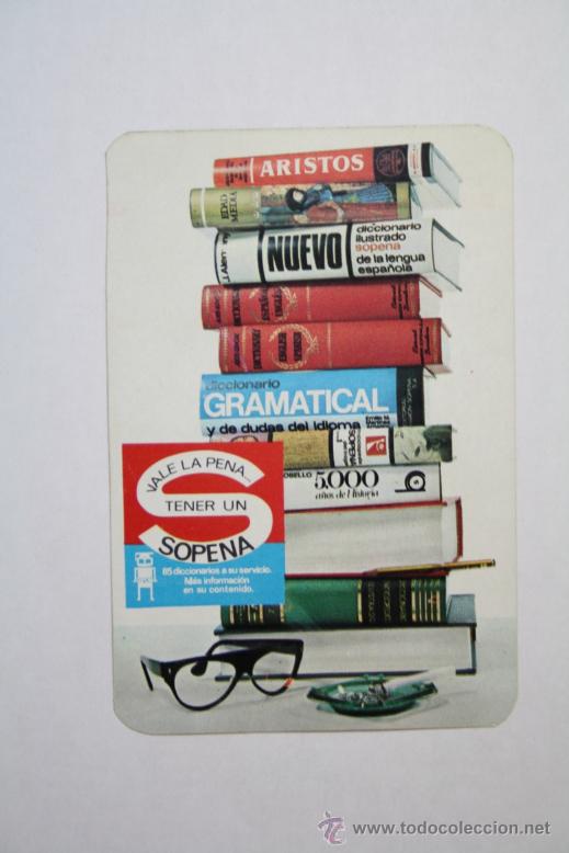 Coleccionismo Calendarios: Calendario Publicitario Editorial Ramon Sopena, A&ntilde;o 1968