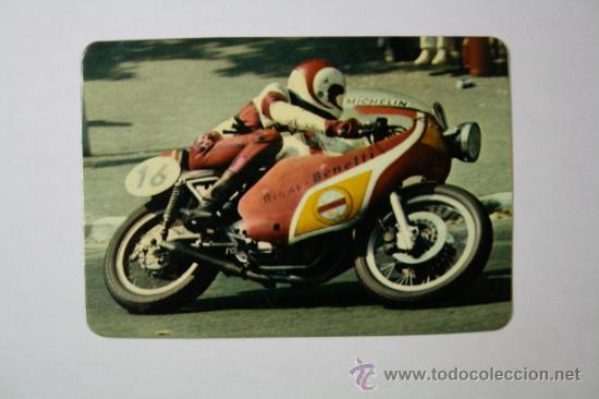 Collectionnisme Calendriers: Calendario Moto, Publicidad detr&aacute;s Colecci&oacute;n Sagrada, A&ntilde;o 1976
