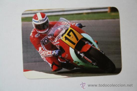Collectionnisme Calendriers: Calendario Moto, Publicidad detr&aacute;s Productos Congelados Finos B.B.G., A&ntilde;o 1986