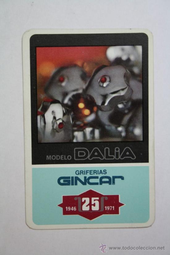 Collectionnisme Calendriers: Calendario Publicidad Griferia Gincar - Modelo Dalia, A&ntilde;o 1971