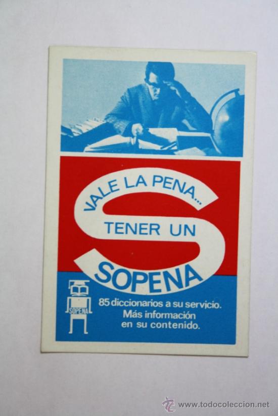 Coleccionismo calendarios: Calendario Publicidad Editorial Ramon Sopena, S.A., A&ntilde;o 1967 - 1968