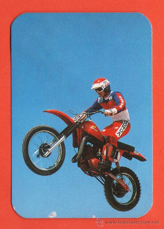 Collectionnisme Calendriers: calendario bolsillo - motorismo - moto - pub. restaurante la sort / el pont d'armentera - a&ntilde;o 1987