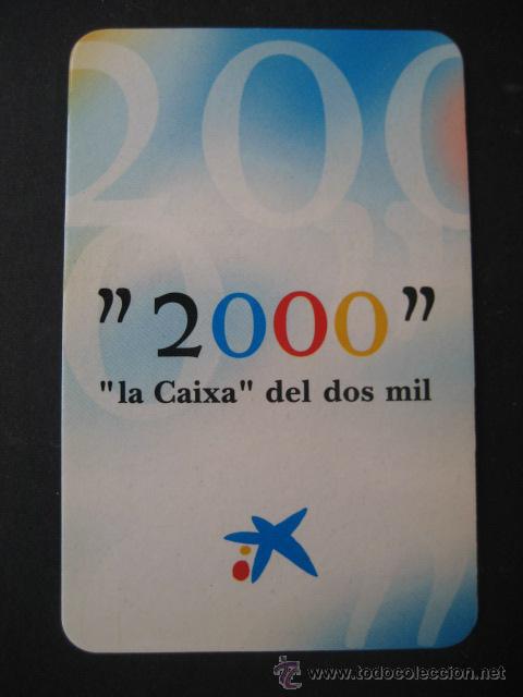 Coleccionismo calendarios: CALENDARIO DE BOLSILLO A&Ntilde;O 2000. LA CAIXA - Foto 1