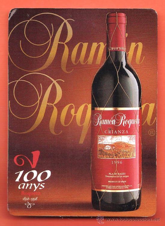 Collectionnisme Calendriers: calendario bolsillo - vino - ramon roqueta - 100 anys - bodegas roqueta / manresa - a&ntilde;o 2000