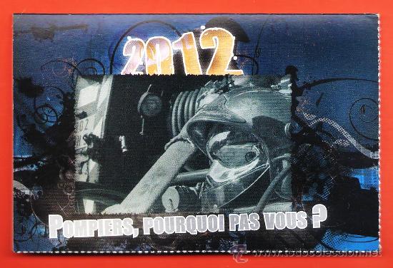 Collezionismo Calendari: calendario bolsillo - servicio de bomberos - eybens / francia - diptico - a&ntilde;o 2012