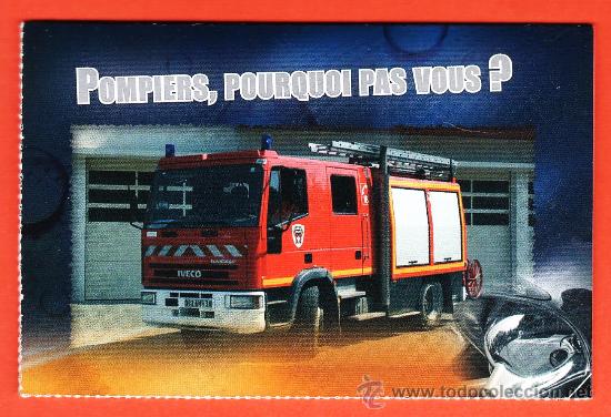 Collezionismo Calendari: calendario bolsillo - servicio de bomberos - eybens / francia - diptico - a&ntilde;o 2012