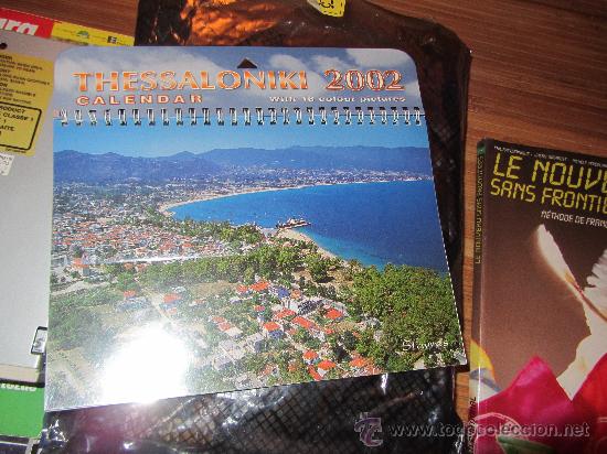Colecionismo Calend&aacute;rios: alendario con bonitas panoramicas de thesaloniki 2002