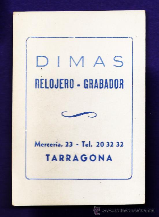 Coleccionismo Calendarios: calendario bolsillo - relojero / grabador - agusti dimas - tarragona - tgn - a&ntilde;o 1970
