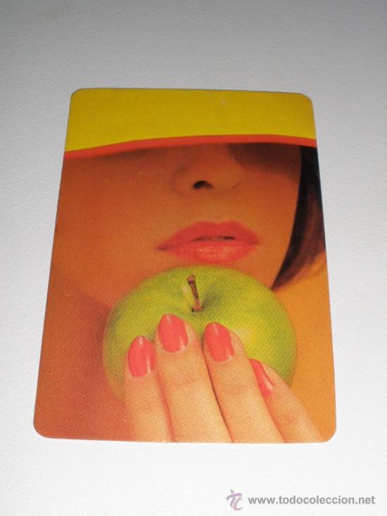 Coleccionismo calendarios: CALENDARIO PORTUGAL 1987 - MOZA CON MANZANA VERDE