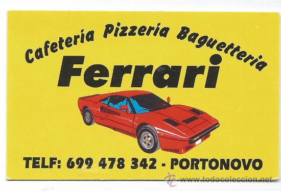 Coleccionismo calendarios: 4033- CALENDARIO 2008- CAFETERIA FERRARI