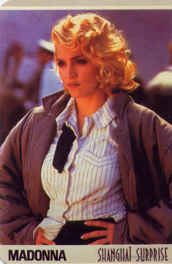Coleccionismo calendarios: Calendario de CINE MADONNA SHANGHAI SURPRISE - SERIE CB n&ordm; 453 - A&ntilde;o 1993