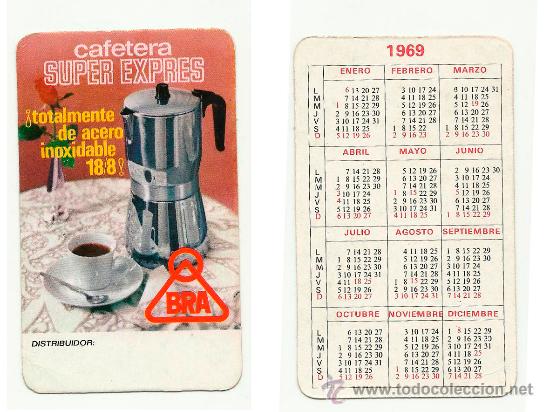 calendario de bolsillo cafetera super express b - Comprar Calendarios  antiguos en todocoleccion - 34039028