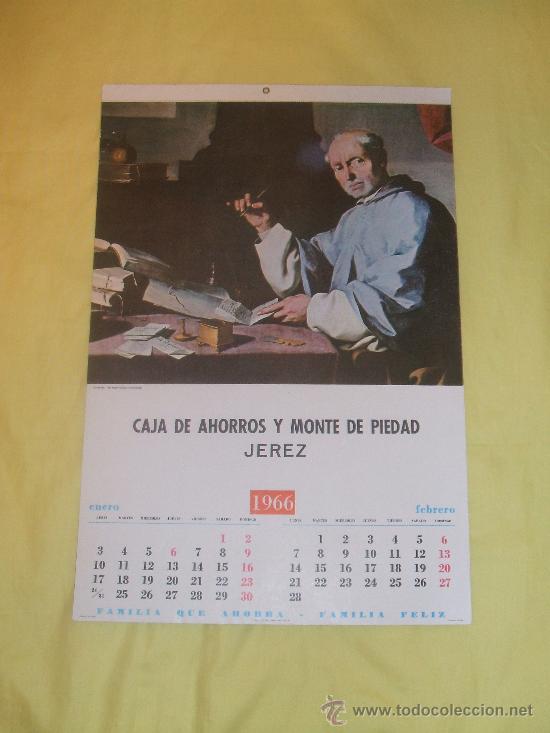 Coleccionismo Calendarios: CALENDARIO DE PARED 1969 -CAJA DE AHORROS Y MONTE DE PIEDAD DE JEREZ