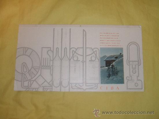 Coleccionismo Calendarios: CALENDARIO DE PARED   1964  CIBA