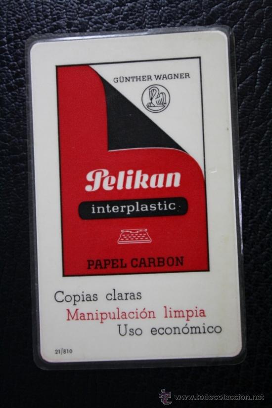 Coleccionismo Calendarios: Calendario Publicitario A&ntilde;o 1970 - Pelikan Papel Carbon Plastificado - Ref/195
