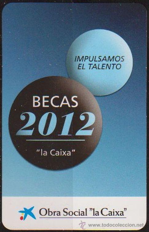 Colecionismo Calend&aacute;rios: Calendario Bolsillo La Caixa 2012 Becas Pocket Calendar Kalender Calendrier Kalendar
