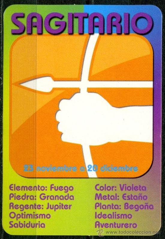 Coleccionismo Calendarios: Calendarios de Bolsillo - HOROSCOPOS SAGITARIO 2010