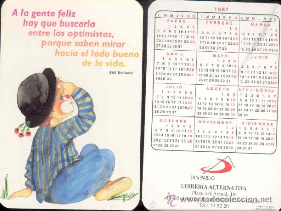 Sammeln von Kalendern: CALENDARIO 1997 - LIBRERIA ALTERNATIVA - SAN PABLO - 1997