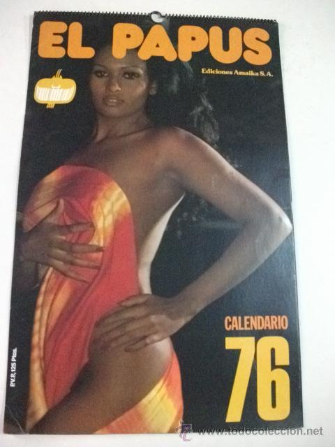 Coleccionismo calendarios: CALENDARIO EL PAPUS 1976 - Foto 1