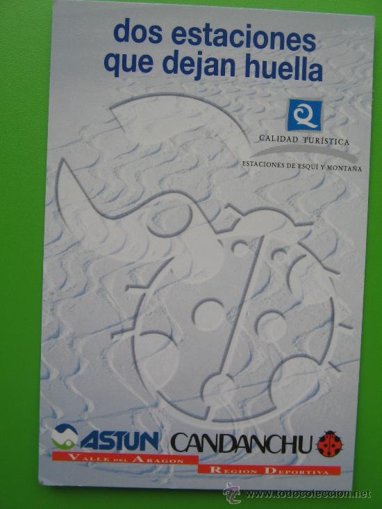 Coleccionismo calendarios: CALENDARIO BOLSILLO. DEPORTE MONTA&Ntilde;A (ESTACIONES ESQUI. ASTUN Y CANDANCHU) 2001
