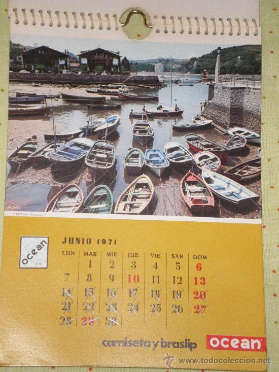 Coleccionismo calendarios: LOTE DE  8 CALENDARIOS  DE LA MARCA OCEAN - Foto 3