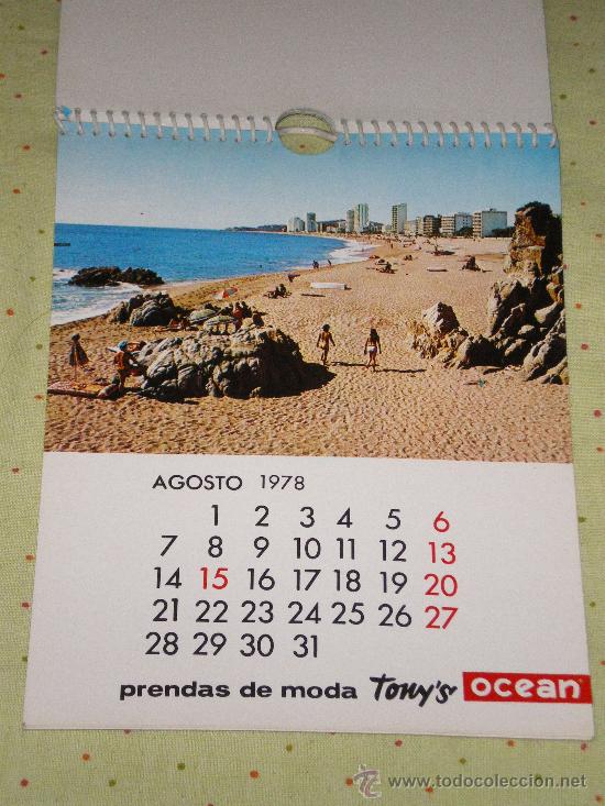 Coleccionismo calendarios: LOTE DE  8 CALENDARIOS  DE LA MARCA OCEAN - Foto 9