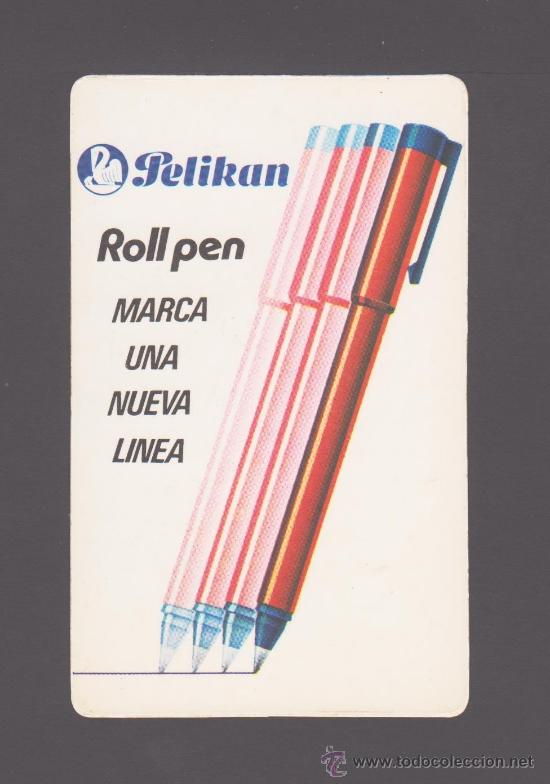 Coleccionismo Calendarios: Calendario de 1981 con publicidad del bol&iacute;grafo Roll Pen de la marca Pelikan - Como nuevo