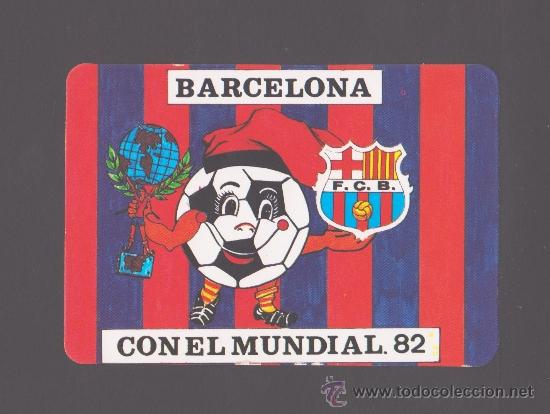 Coleccionismo calendarios: Calendario de 1982 - Barcelona, mundial 82 - Publicidad peluqueria M. Fort de Reus