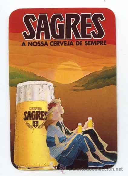 Coleccionismo Calendarios: Calendario - portugal - cerveza sagres - 1988