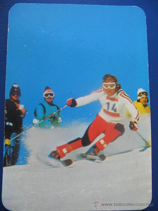 Coleccionismo calendarios: CALENDARIO BOLSILLO DEPORTE. ALPINISMO (ESQUI) SERIE DIA-DIA 2867 (1981) BIEN