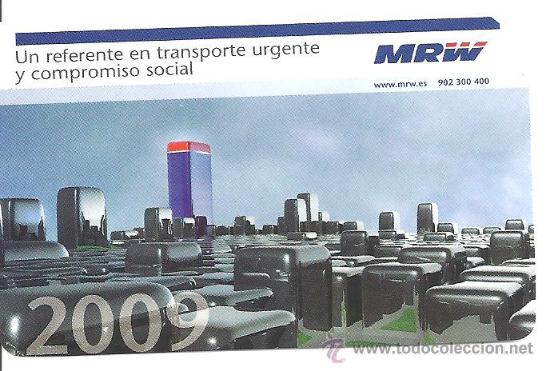 Coleccionismo Calendarios: Calendario 2009 MRW