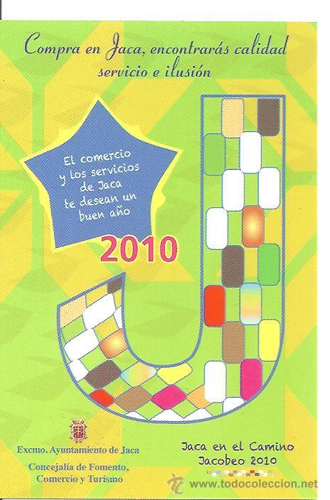 Coleccionismo calendarios: Calendario 2010 Comercio de Jaca