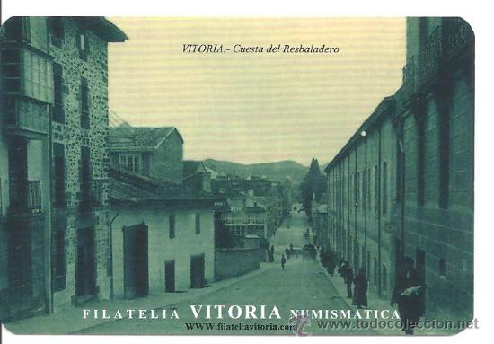 Coleccionismo Calendarios: Calendario Filatelia Vitoria 2008 Cuesta del Resbaladero