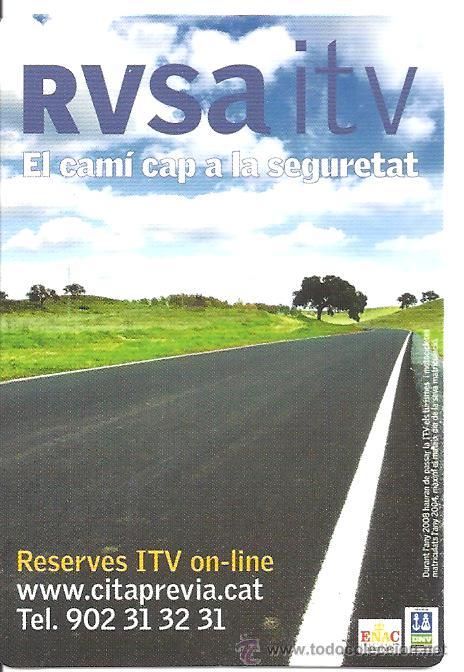 Collezionismo Calendari: Calendario Revisiones ITV 2008 (En Catalan)