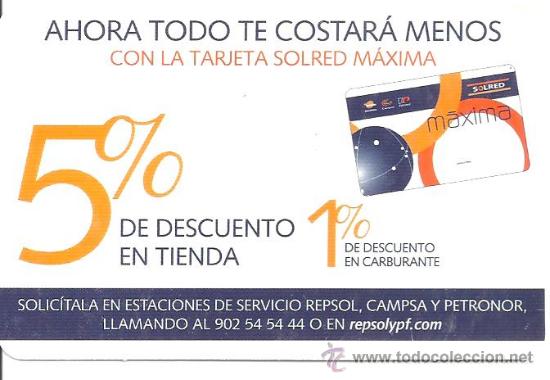 Coleccionismo calendarios: Calendario Solred 2008