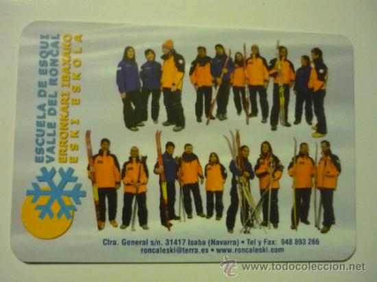 Coleccionismo calendarios: CALENDARIO 2002- ESCUELA ESQUI VALLE DEL RONCAL