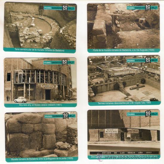 Coleccionismo Calendarios: -47756 6 CALENDARIOS MUSEO DE BADALONA, AÑO 2005, TERMAS, MURALLA, TORRE,.. - Foto 1 - 36862802