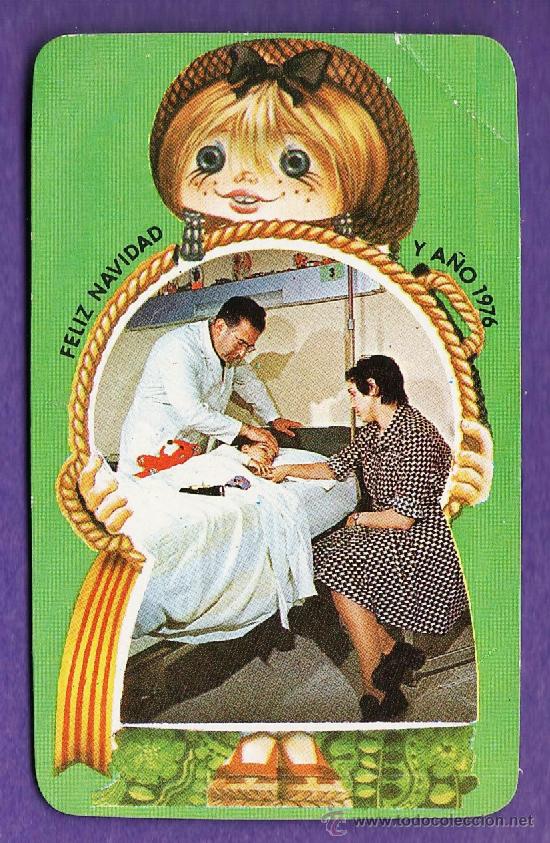 Collezionismo Calendari: calendario bolsillo - hospital san juan de dios - manresa - a&ntilde;o 1976