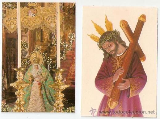 Collectables Calendars: 2 calendarios 1973 -Sevilla. Virgen Macarena y Jesus del Gran Poder. Oscarcolor - Vell i Bell