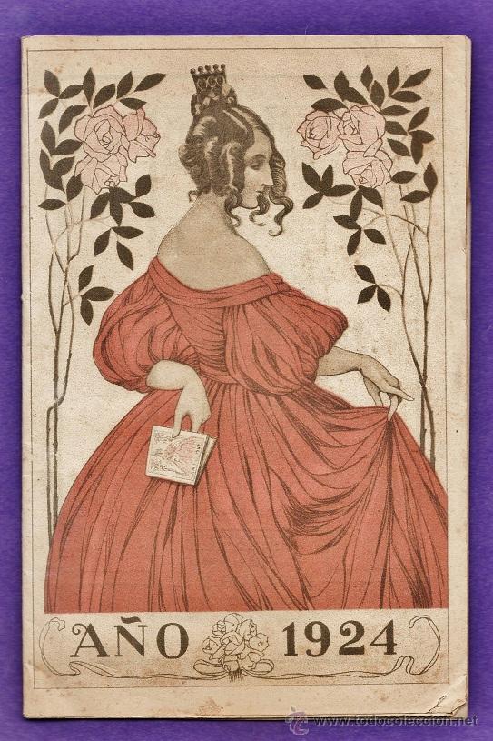 Coleccionismo Calendarios: almanaque / calendario - con noticias, reportajes, ilustraciones y anuncios - ver foto - a&ntilde;o 1924